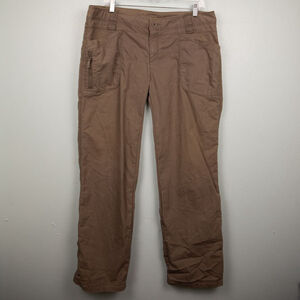 The North Face brown straight roll up leg pants-14